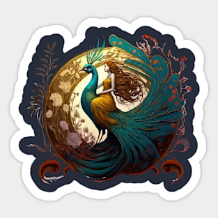 art nouveau Sticker